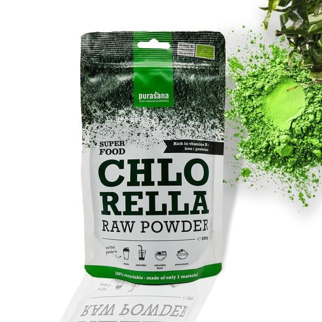 Purasana Chlorella Poeder – 200 gram