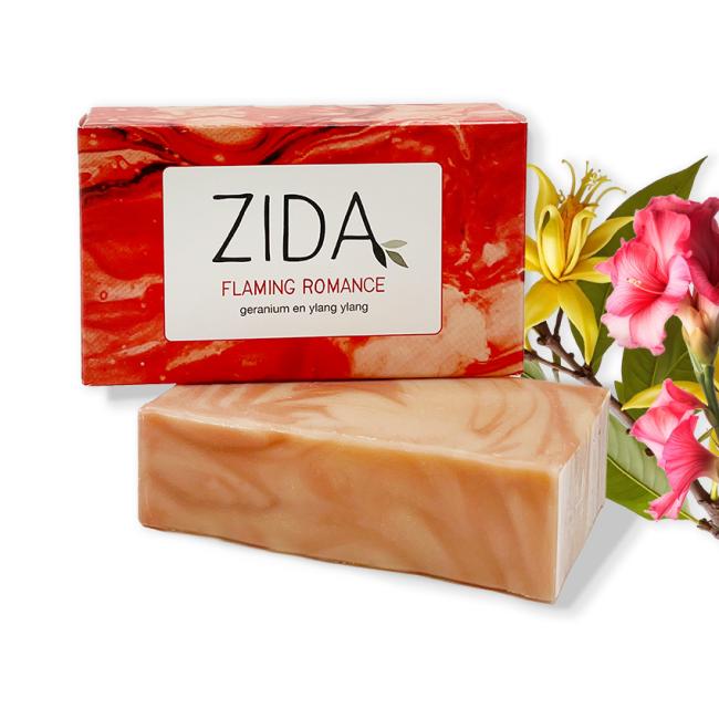 Flaming romance zeep van Zida - 100 gram