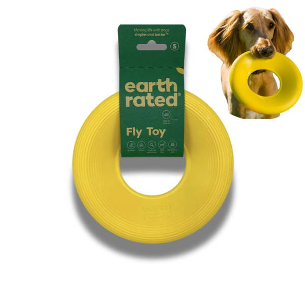 Earth rated frisbee (fly toy) - maat L